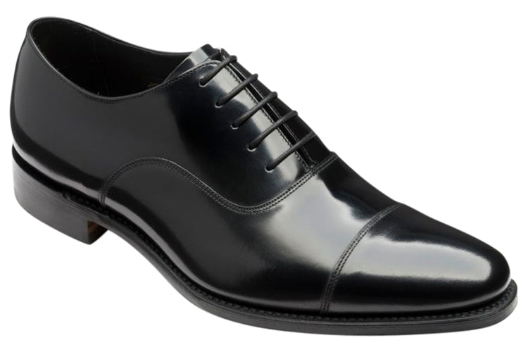 Loake Smith Black Mens Handcrafted Shoes