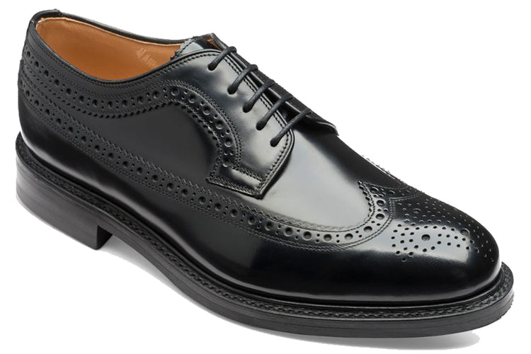 Loake Sovereign Black Mens Handcrafted Shoes