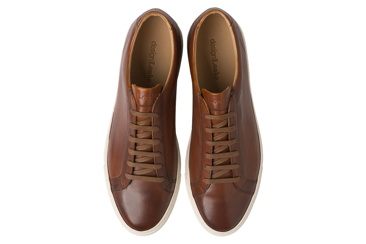 loake-sprint-Chestnut-mens-trainers-top
