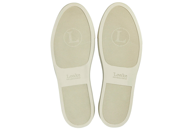 Loake Sprint Black Calf Leather Mens Trainers