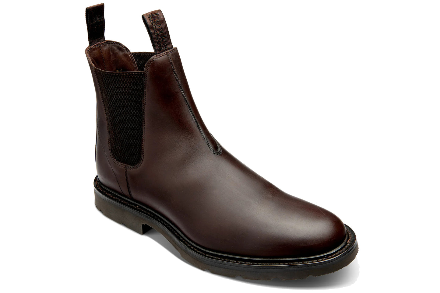 Loake Tintagel Dark Brown Waxy Leather Mens Boots