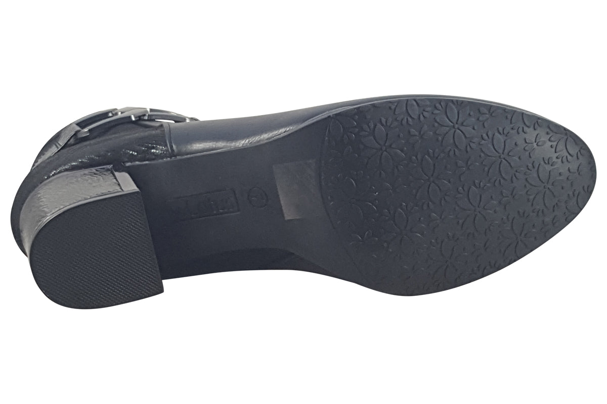 lotus adelaide black womens boots sole