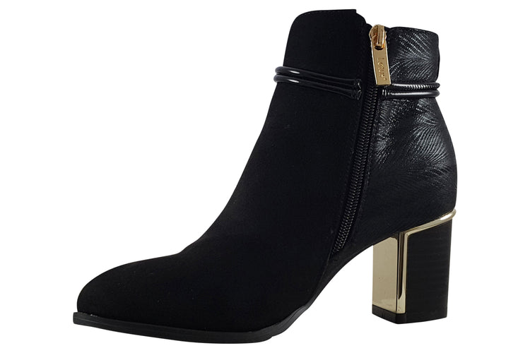 Lotus Autumn ULB292 Black Womens Boots