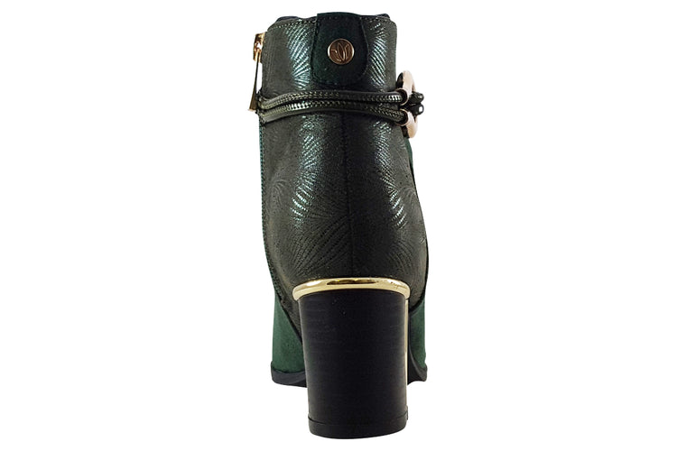 Lotus Autumn ULB292 Green Womens Boots