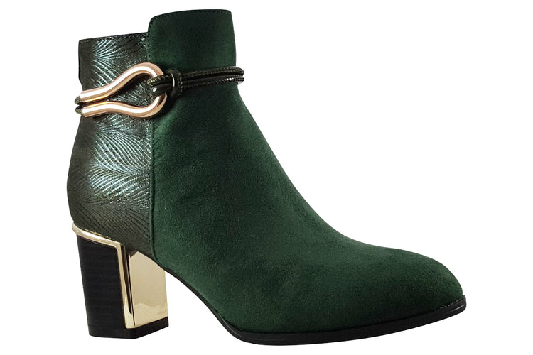 Lotus Autumn ULB292 Green Womens Boots