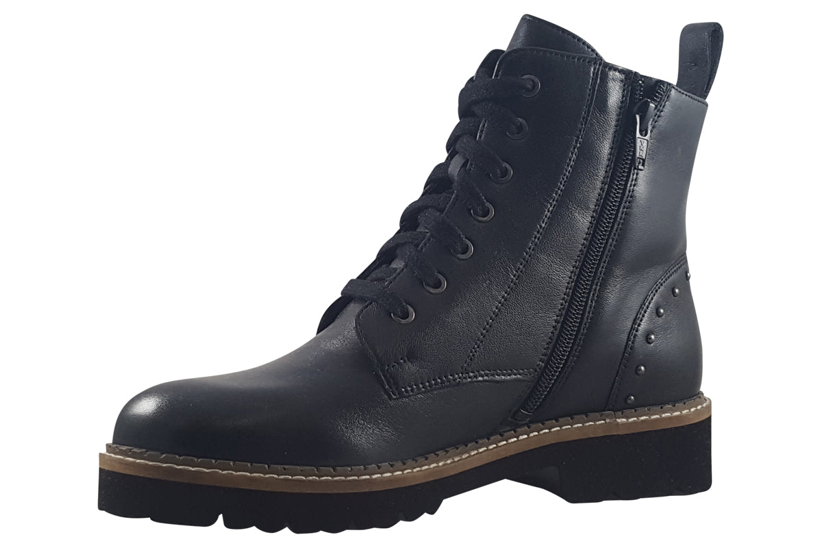 lotus braxton black womens boots left