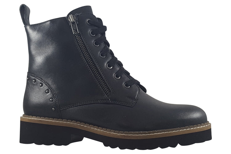 Lotus Braxton ULB338 Black Womens Boots