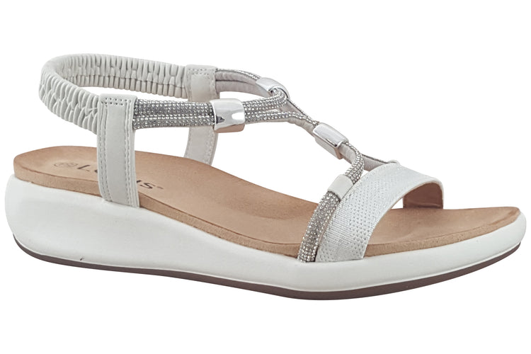 Lotus Bruna ULP319 White Womens Sandals