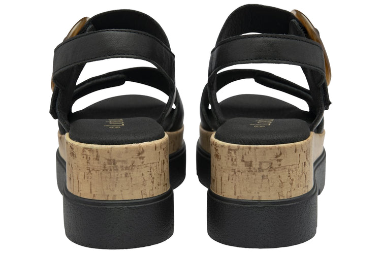 Lotus Cammie ULP268 Black Womens Sandals