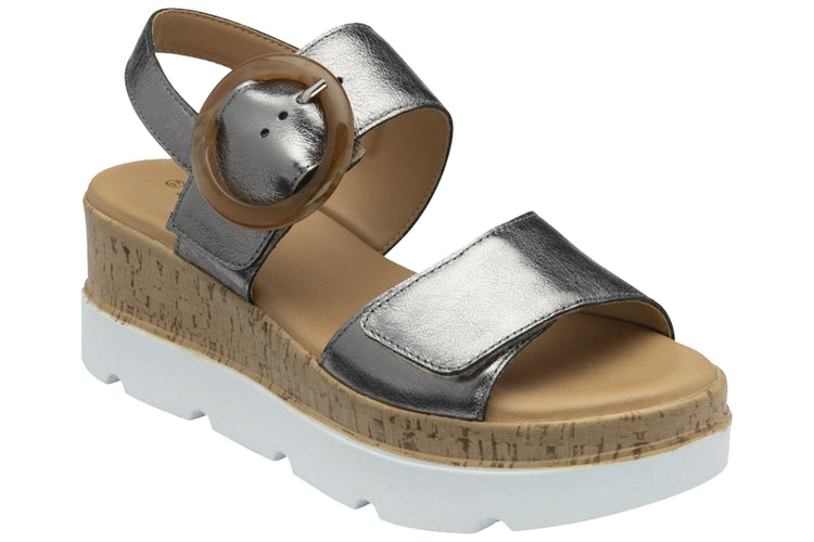 Lotus Cammie ULP268 Gun Metal Womens Sandals