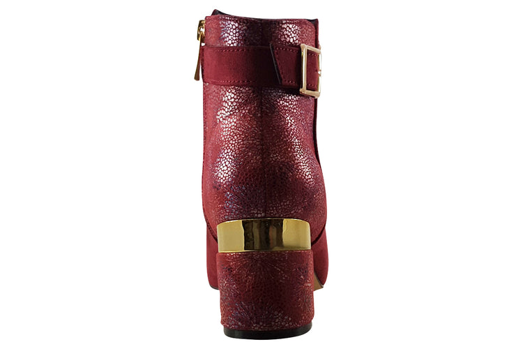Lotus Cassandra ULB291 Bordo Print Womens Boots