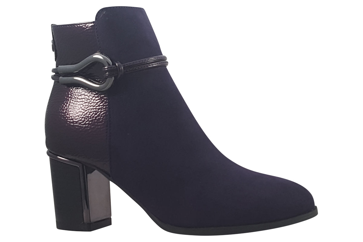 lotus ebony purple womens boots right