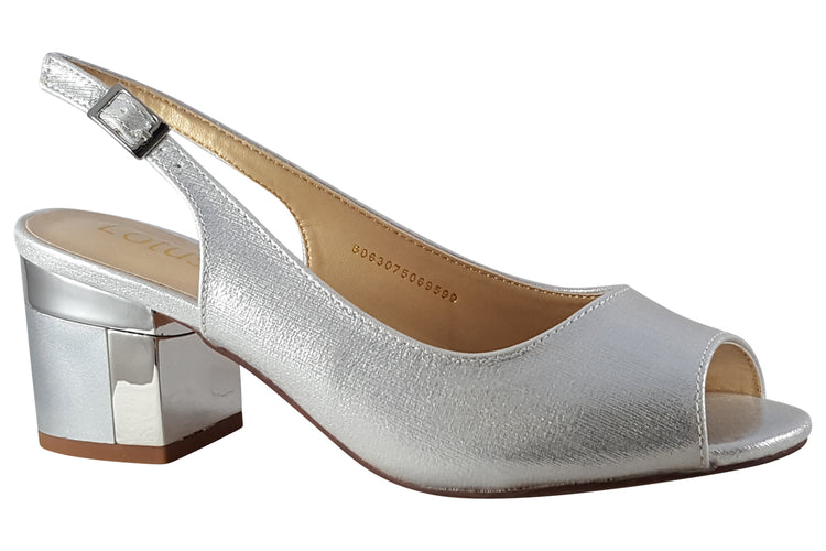 Lotus Evelyn ULS393 Silver Womens Sandals