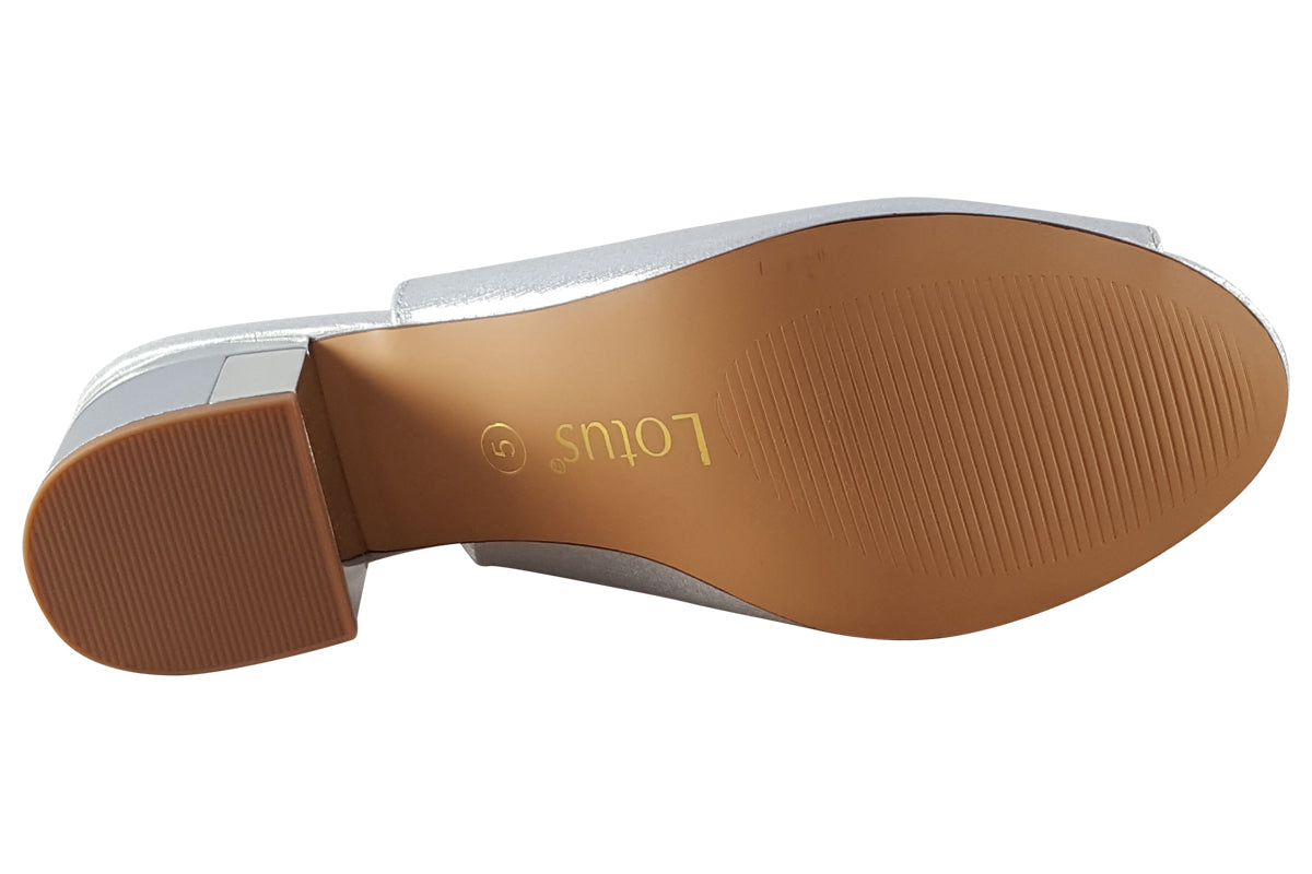 lotus evelyn uls393 silver womens sandals sole
