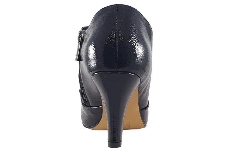 Lotus Gem ULS418 Black Patent Womens Shoes