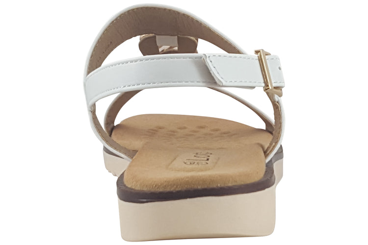 Lotus Joana ULP316 White Womens Sandals