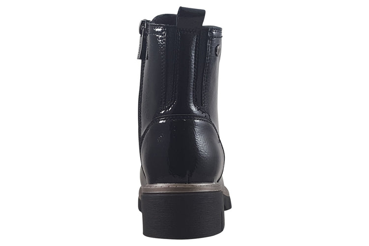 Lotus JoJo ULB350 Black Patent Womens Boots