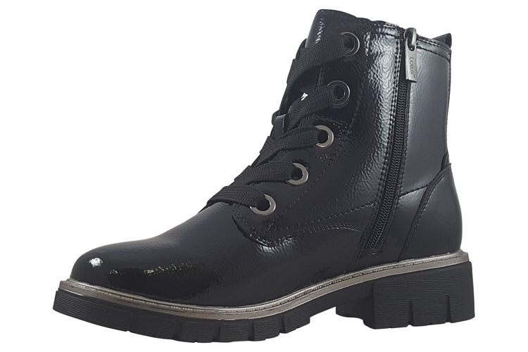 Lotus JoJo ULB350 Black Patent Womens Boots