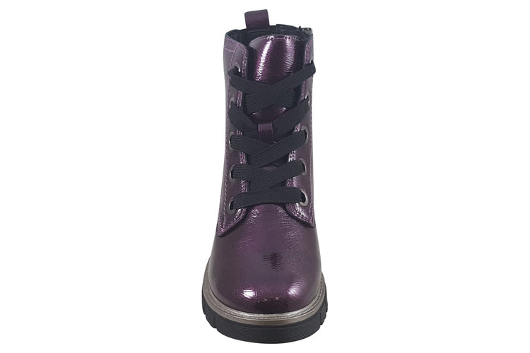 Lotus JoJo ULB350 Purple Patent Womens Boots