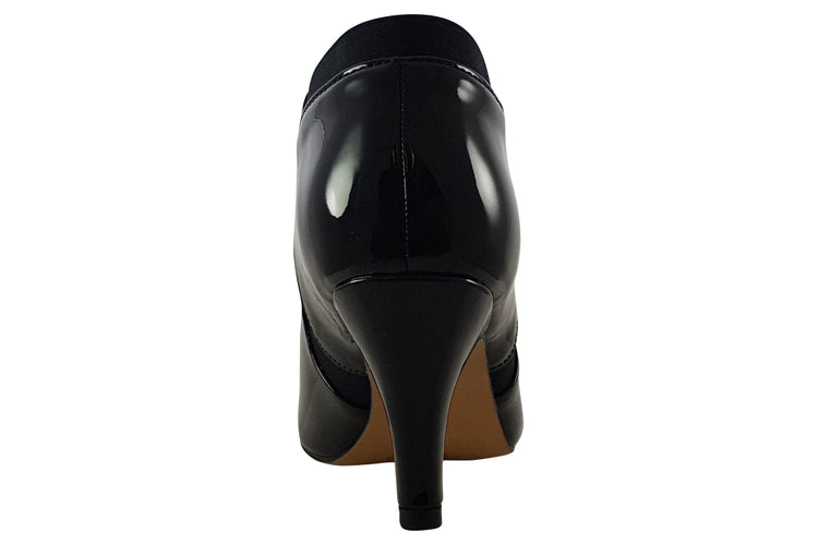 Lotus Kristina ULS299 Black Patent Womens Boots