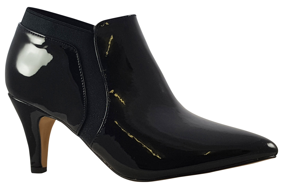 lotus kristina black patent womens boots right