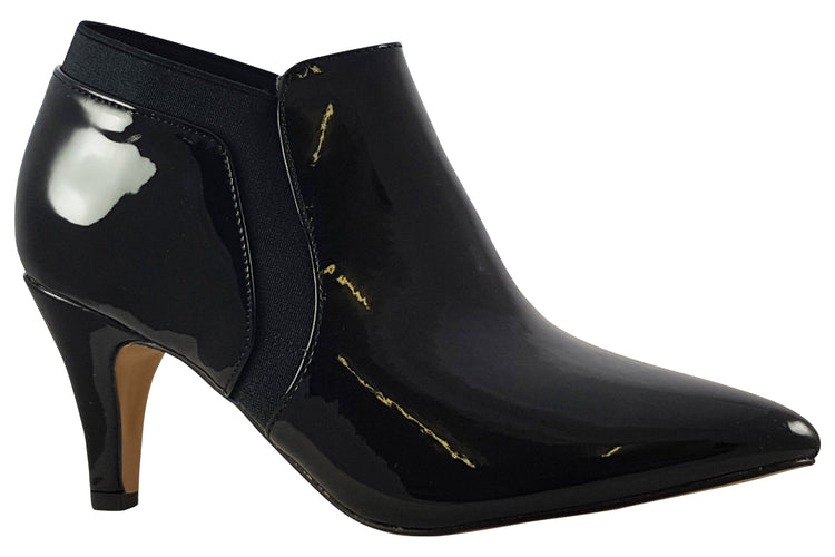 Lotus Kristina ULS299 Black Patent Womens Boots