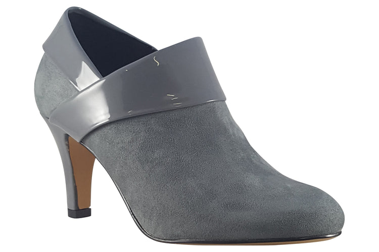Lotus Maya ULS287 Microfibre Grey Patent Womens Shoes