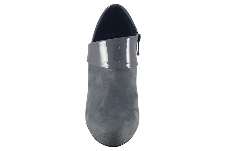 Lotus Maya ULS287 Microfibre Grey Patent Womens Shoes