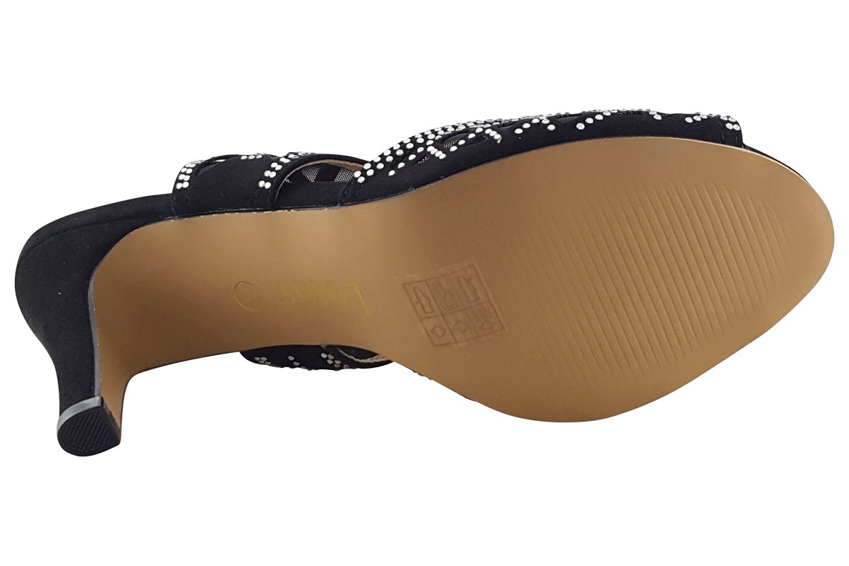 lotus natalia uls262 black womens sandals sole