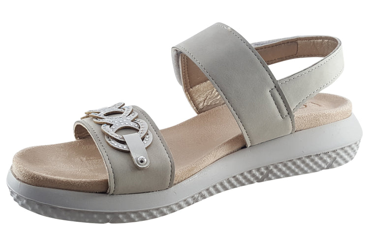 Lotus Pieve ULP295 White Womens Sandals