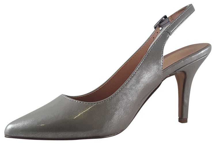 Lotus Remy ULS373 Grey Pearl Patent Womens Shoes