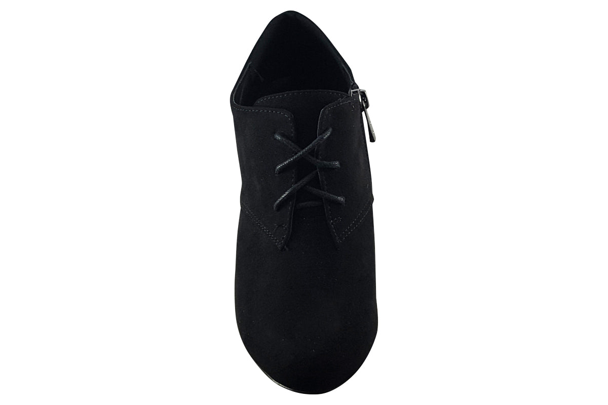 lotus sonia black microfibre womens shoes top