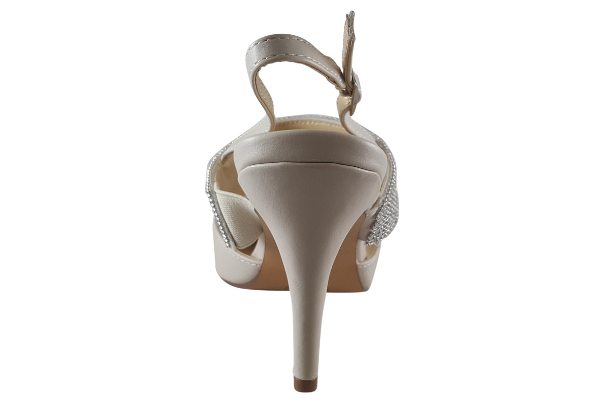lotus violette nude diamante womens shoes back