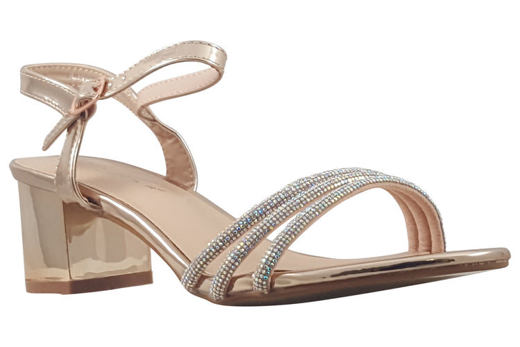 Lunar Amie JLH465 Rose Gold Womens Sandals