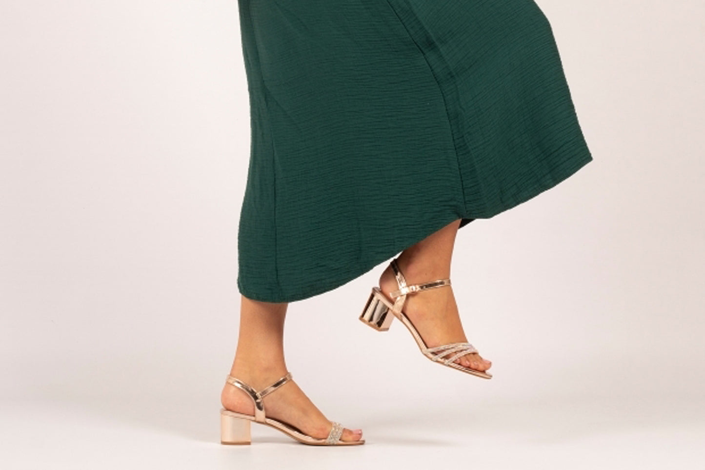 Lunar Amie JLH465 Rose Gold Womens Sandals