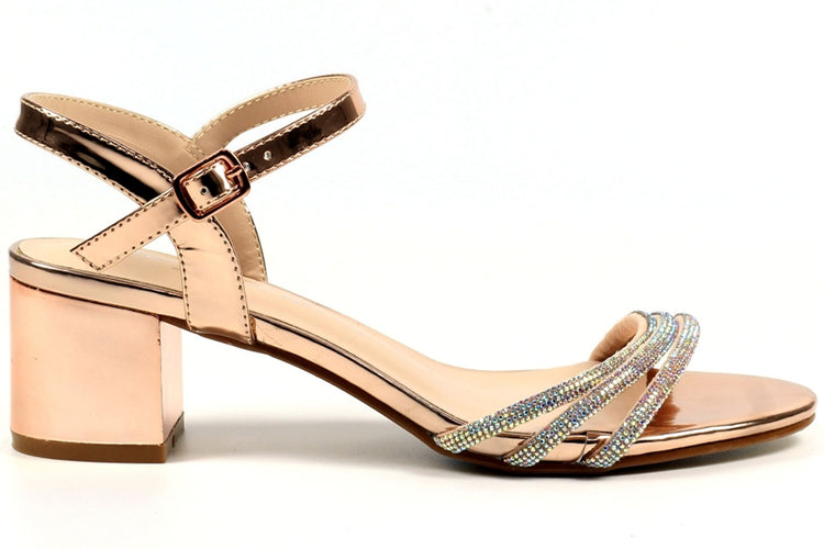 Lunar Amie JLH465 Rose Gold Womens Sandals