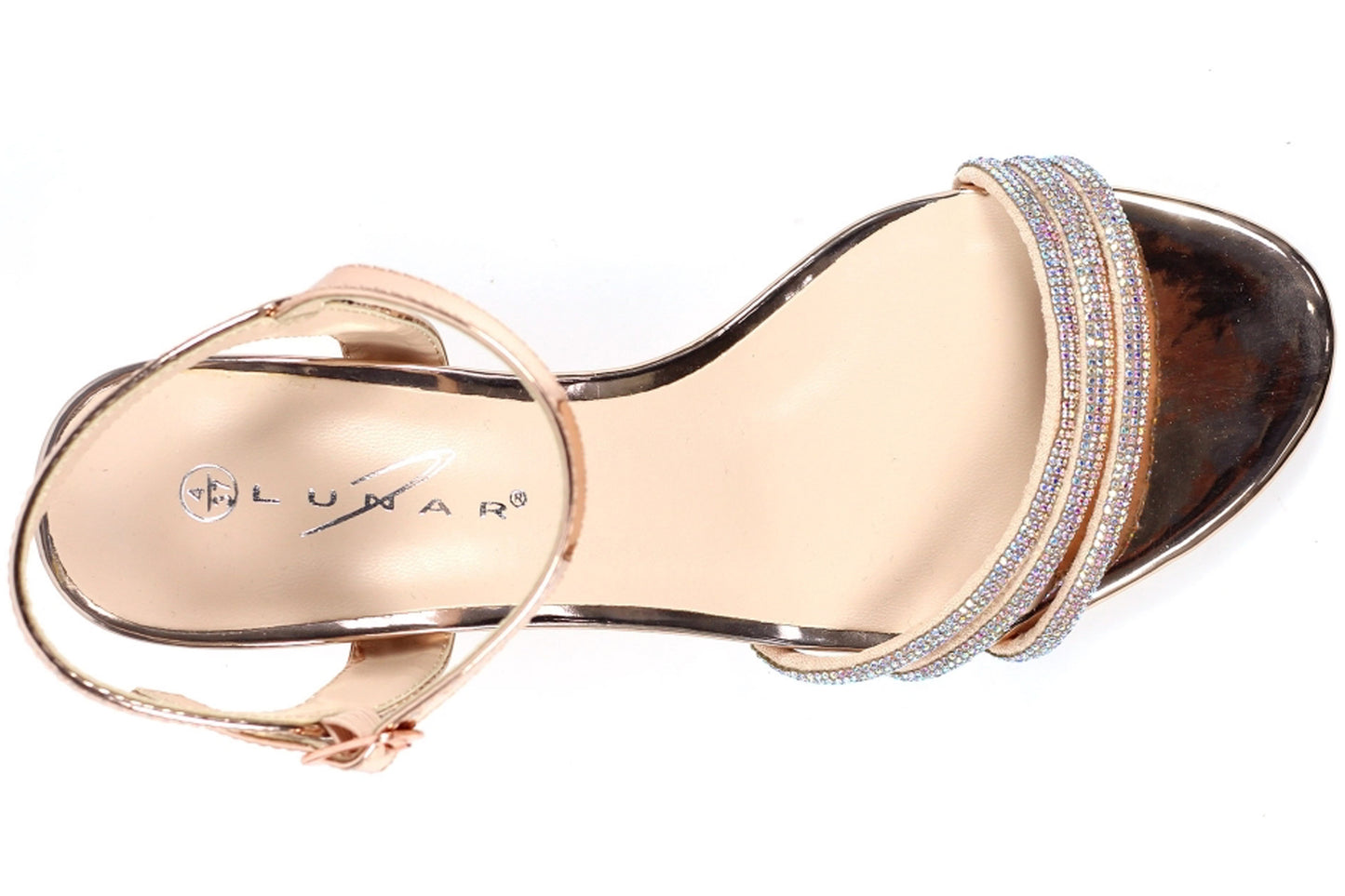 Lunar Amie JLH465 Rose Gold Womens Sandals