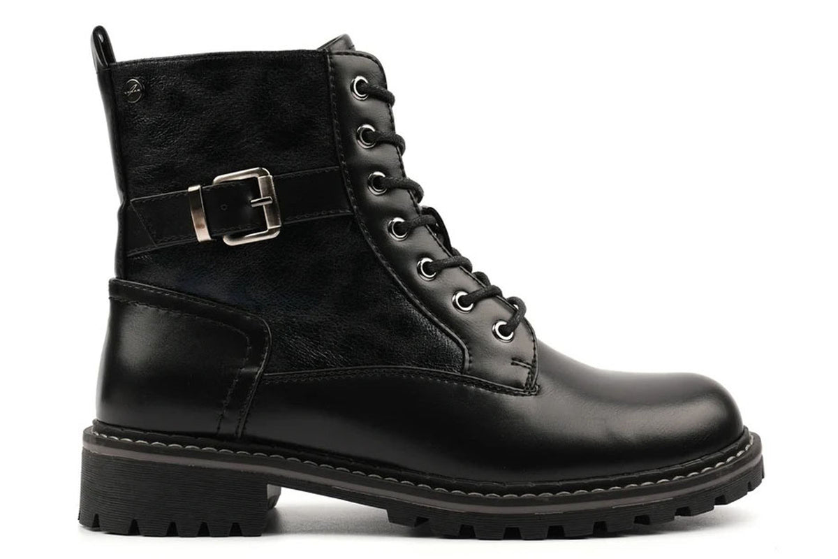 Lunar Becky GLW049 Black Womens Boots
