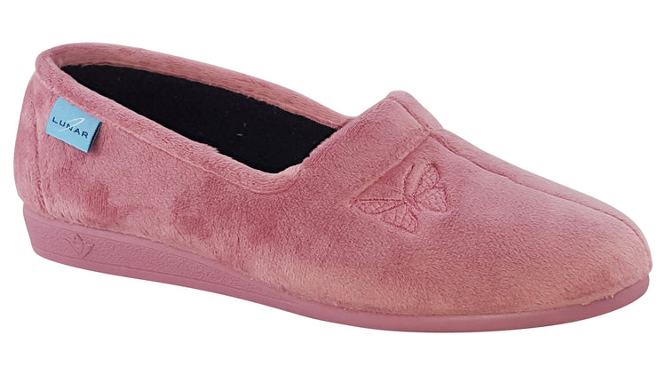 Lunar Butterfly KLA001 Heather Womens Slippers