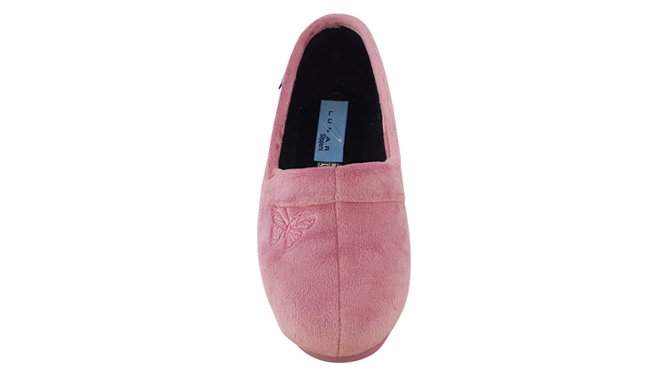 Lunar Butterfly KLA001 Heather Womens Slippers