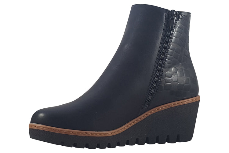 Lunar Cathleen GLB143 Black Womens Boots
