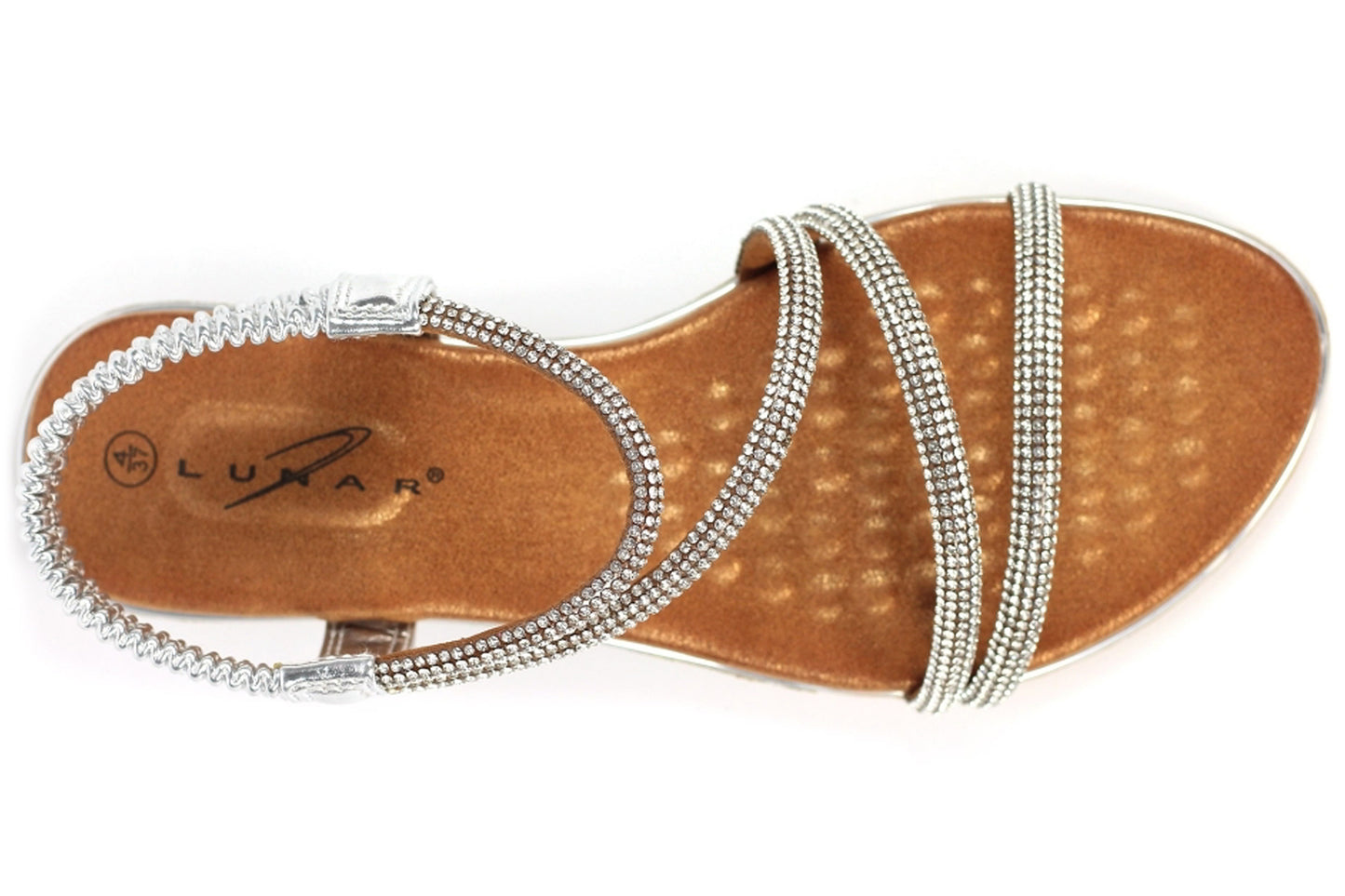 Lunar Cortez JLH522 Silver Womens Sandals