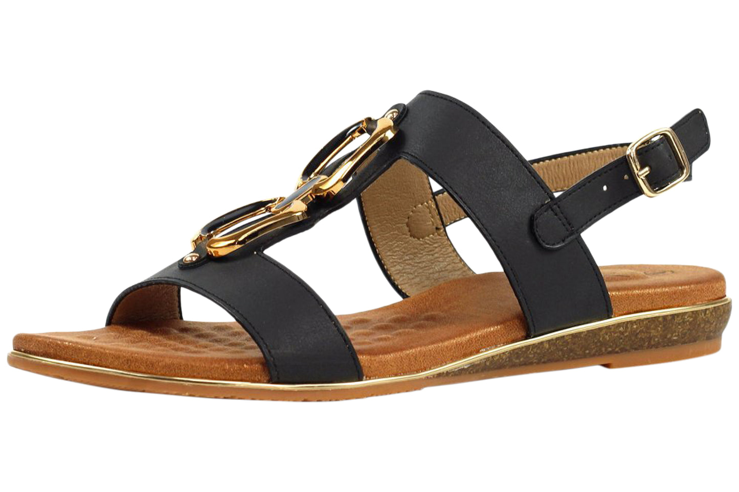 Lunar Darcy JLH534 Black Womens Sandals