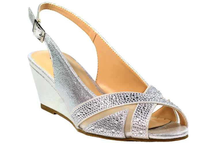 Lunar Emmerline FLR060 Silver Womens Sandals