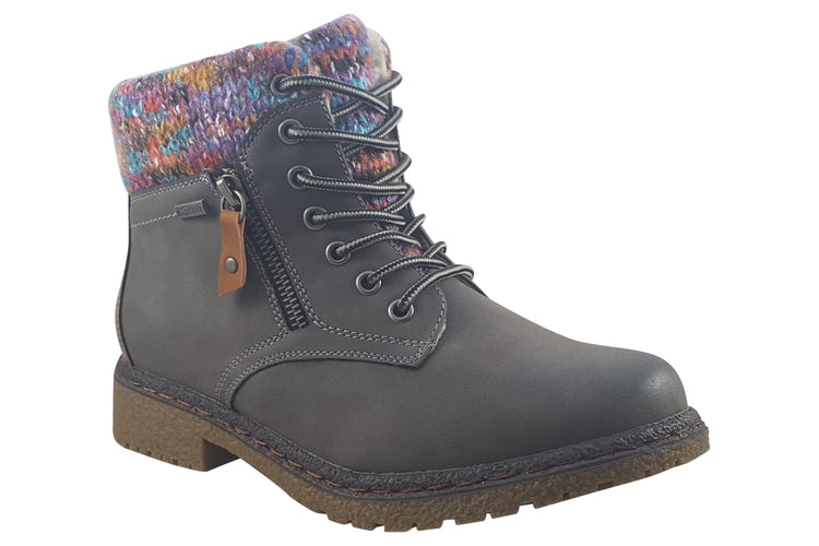 Lunar Jalapeno GLB099 Grey Womens Boots