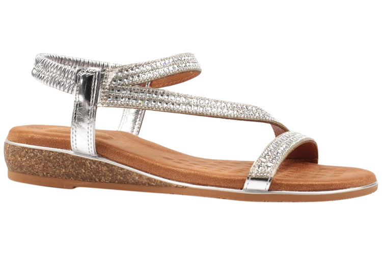 Lunar Jazmine JLH613SL Silver Womens Sandals