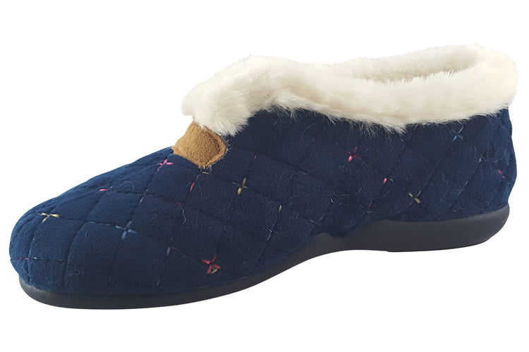 Lunar Jem KLL005 Navy Womens Slippers