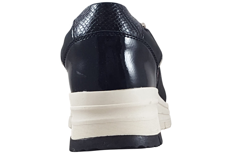 Lunar Kennedy DLB086 Black Womens Fashion Trainers