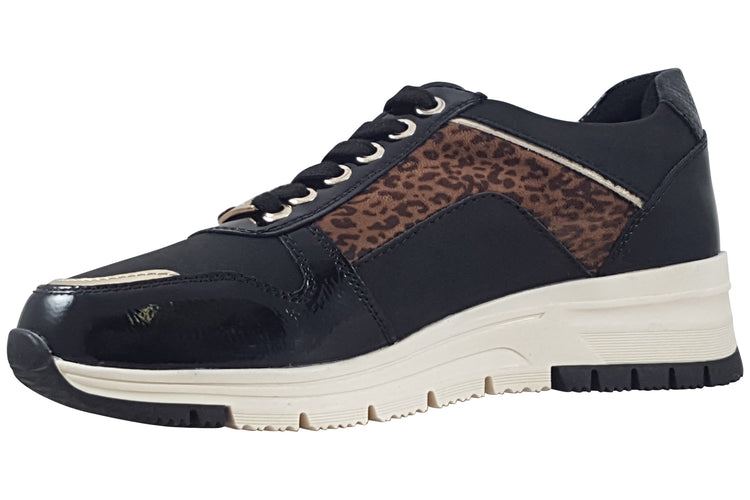 Lunar Kennedy DLB086 Black Womens Fashion Trainers