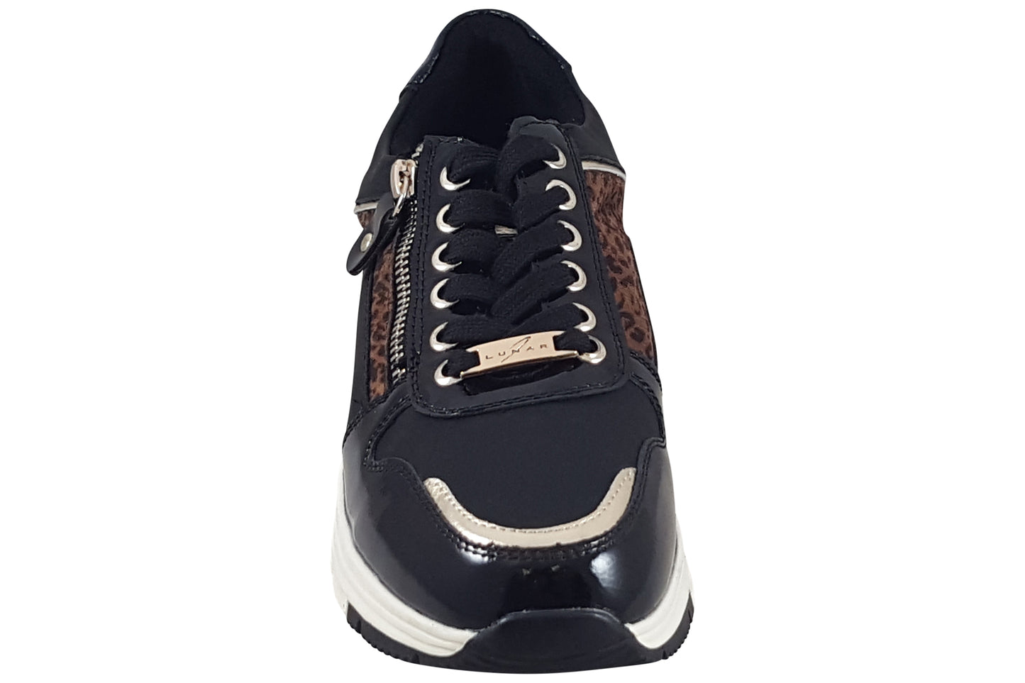 lunar kennedy dlb086 womens trainers black top